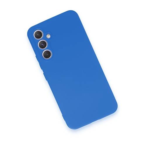 Galaxy A54 5G K�l�f First Silikon - Mavi