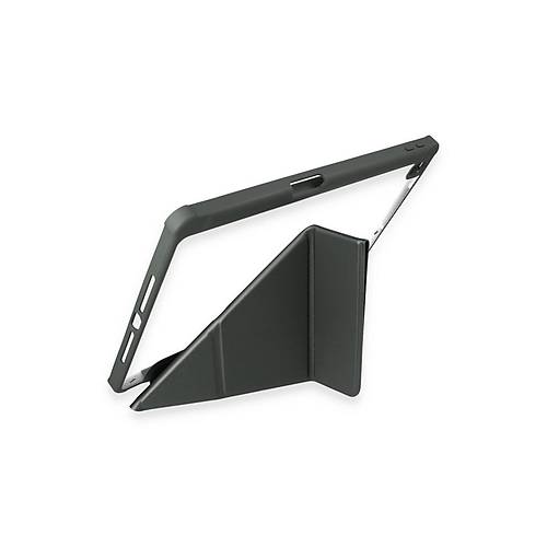 iPad 10.2 (8.nesil) K�l�f Kalemlikli Hugo Tablet K�l�f� - Koyu Ye�il