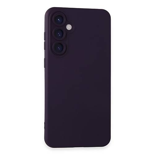 Galaxy S24 K�l�f Nano i�i Kadife Silikon - Mor