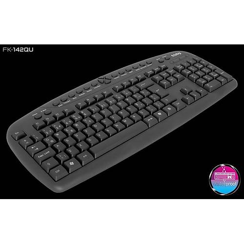 FRISBY FK-142QU USB Q TR MM S�YAH KABLOLU KLAVYE