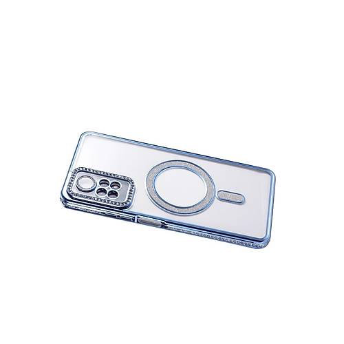 Redmi Note 12 Pro 4G Joke Simli Magneticsafe K�l�f - Mavi