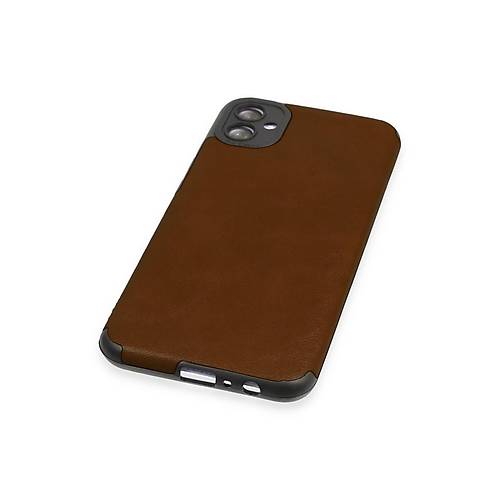Galaxy A04E K�l�f Loop Deri Silikon - Kahverengi