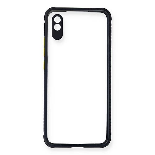 Redmi 9A K�l�f Miami �effaf Silikon - Lacivert