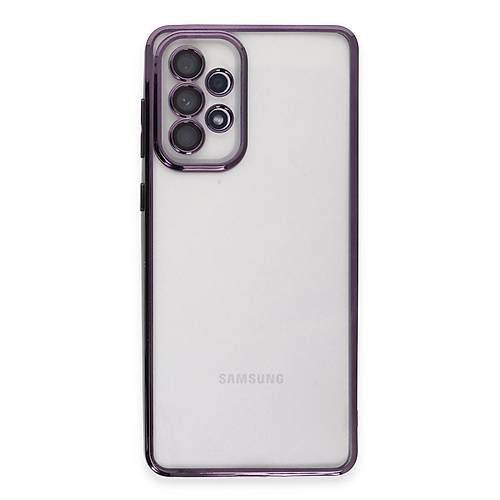 Galaxy A53 5G K�l�f Razer Lensli Silikon - Mor