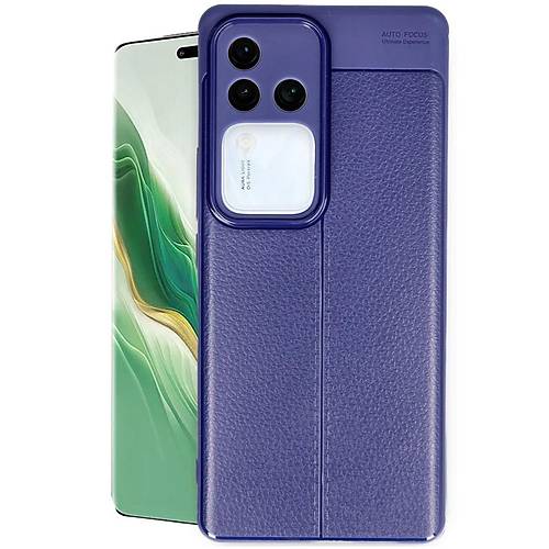V30 5G K�l�f Auto Focus Kapak - Lacivert