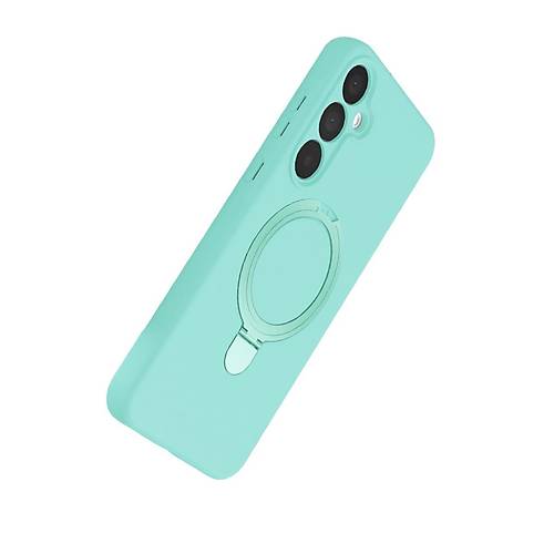 Galaxy A55 5G Regal Magsafe Standl� Kapak - Su Ye�ili