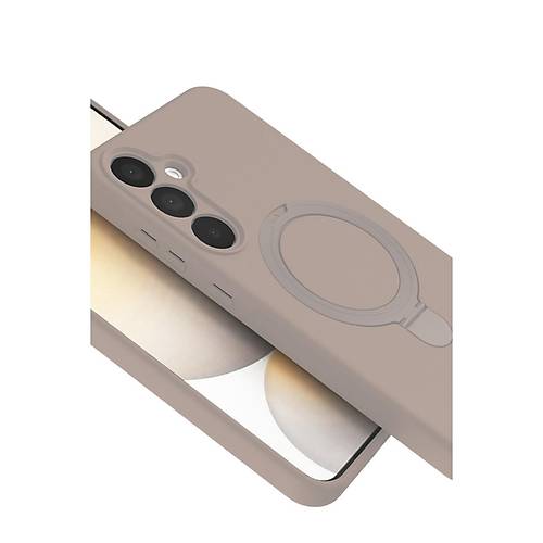 Galaxy A35 5G Regal Magsafe Standl� Kapak - ��l Titanyum