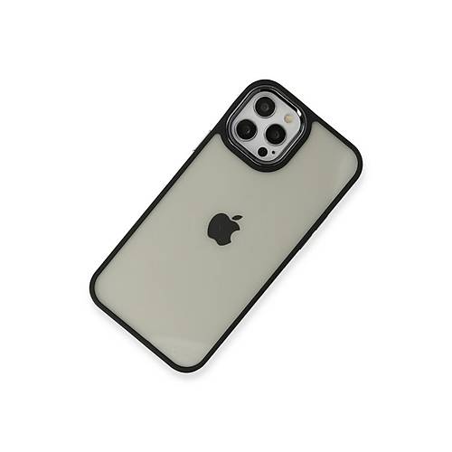 iPhone 12 Pro Max K�l�f Dora Kapak - Siyah