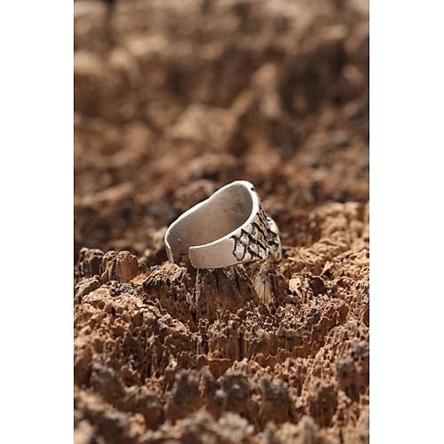 Kuru Kafa Desen Ayarlanabilir Y�z�k