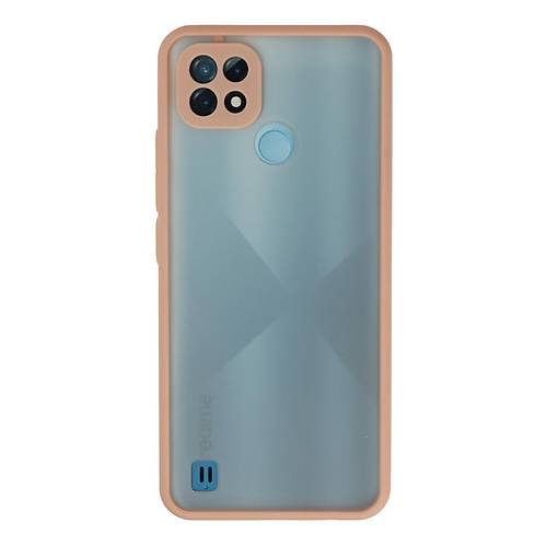 Realme C21 K�l�f Montreal Silikon Kapak - Pembe