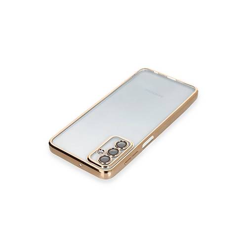 Galaxy M23 K�l�f Razer Lensli Silikon - Gold