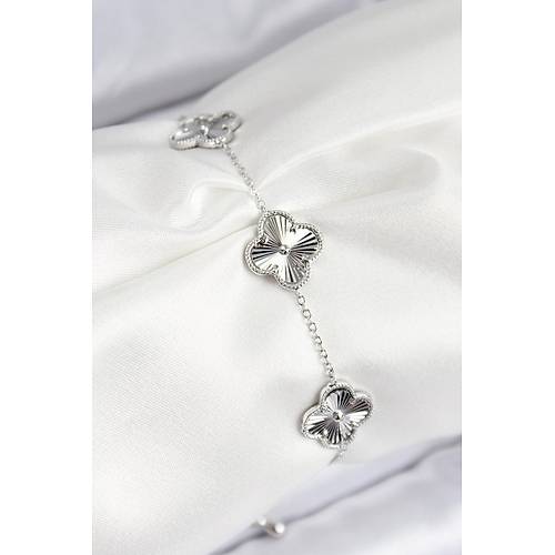 VIP Pirin� Yonca Model G�m�� Renk Kad�n Bileklik