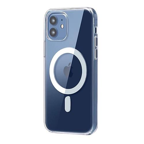 iPhone 11 Combo Sert �effaf Magsafe Kapak - �effaf