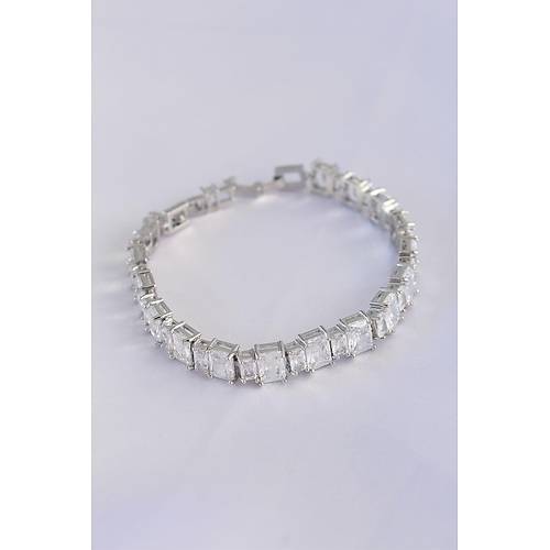 Vip Seri Pirin� Zirkon Ta�l� G�m�� Renk Baget Su Yolu Model Bileklik