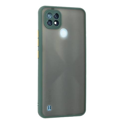 Realme C21 K�l�f Montreal Silikon Kapak - Ye�il