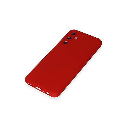 Galaxy M14 5G K�l�f Nano i�i Kadife Silikon - K�rm�z�