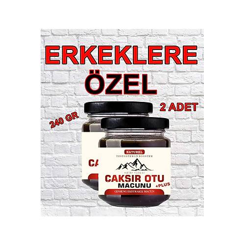 Erkeklere �zel 24 Saat Etkili Hatay Y�resi �ak�r Otu Macunu 240 gr X 2 Adet