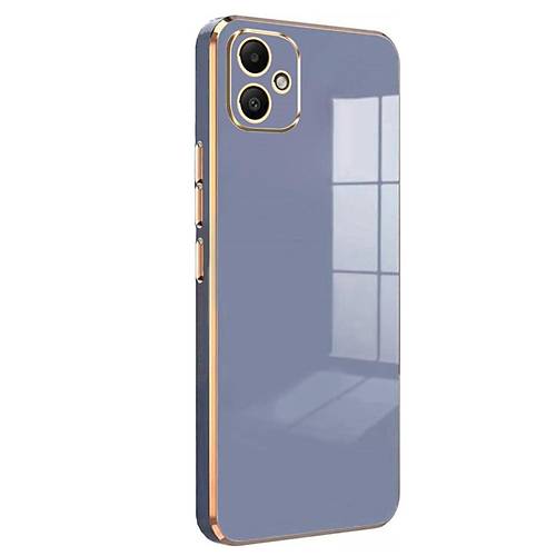Galaxy A05 K�l�f Volet Silikon - Mavi