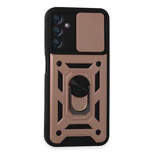 Galaxy A14 4G K�l�f Pars Lens Y�z�kl� Silikon - Rose Gold