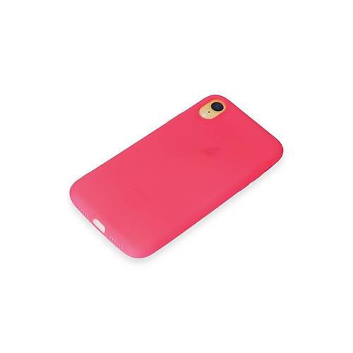 iPhone XR K�l�f First Silikon - Pembe