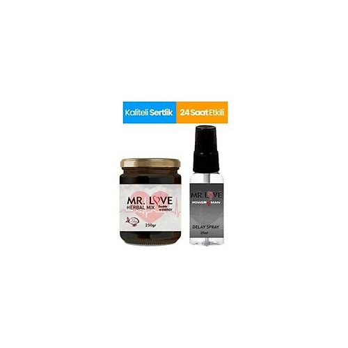 Mr. Love Erkeklere �zel Do�al Macunu 250 gr & Mr. Love Uzun S�reli Sprey