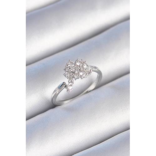 Pirin� G�m�� Renk Zirkon Ta�l� Kad�n Y�z�k