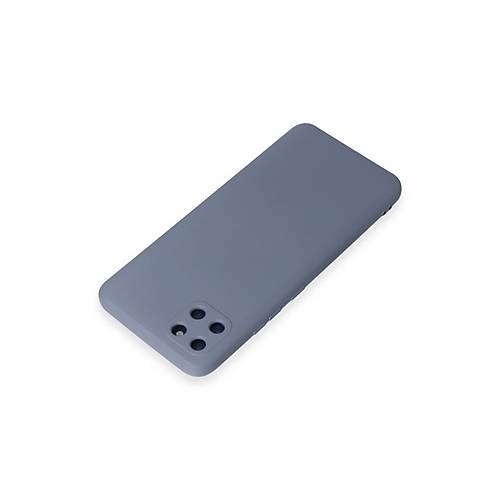 Realme C11 K�l�f Nano i�i Kadife Silikon - Gri