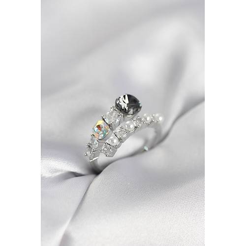 G�m�� Renk Pirin� Zirkon Ta�l� �ncili Kad�n Y�z�k