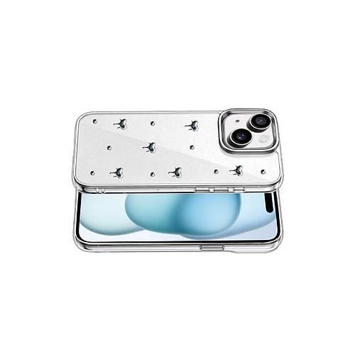 iPhone 15 Plus Fiyonk Desenli Kapak - Desen 1