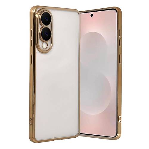 Galaxy S25 Edge Razer Lensli Silikon - Gold