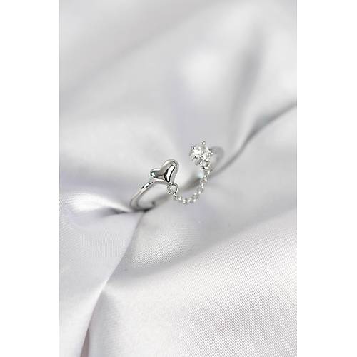 Zincir Sallant�l� Kalp Model G�m�� Renk Kad�n Y�z�k