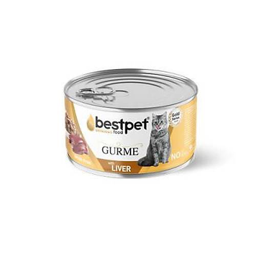 Gurme Jelly Ci�erli Tah�ls�z Yeti�kin Kedi Konservesi 85 Gr