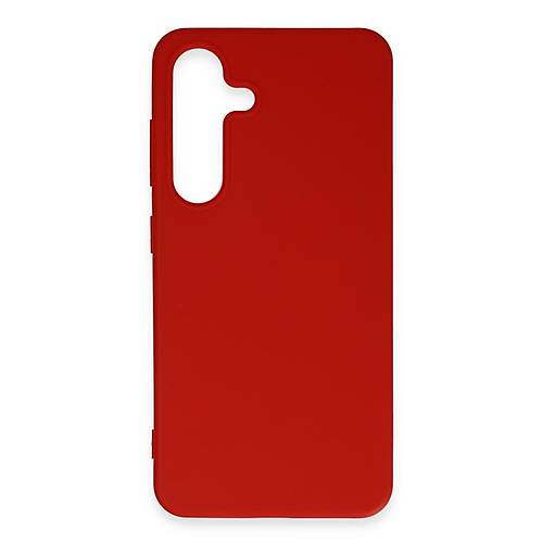 Galaxy S24 K�l�f First Silikon - K�rm�z�