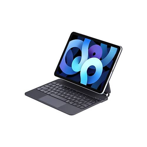 iPad Pro 13 (2024) K�l�f X9P Magic Manyetik Klavyeli Tablet K�l�f� - Siyah