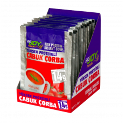 Proteinli �abuk �orba 30 Gr Kremal� Domates 12 Adet