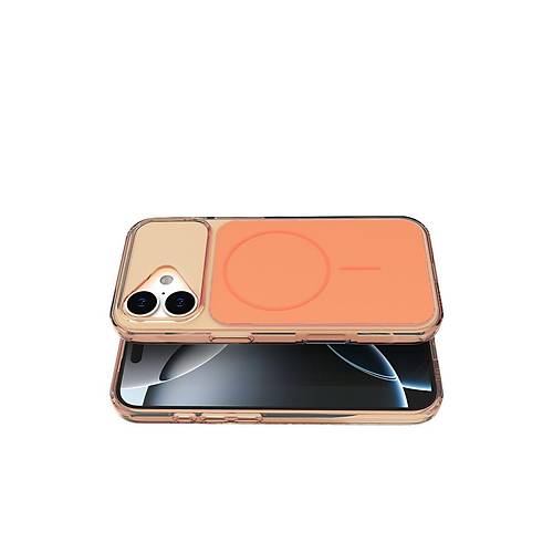 iPhone 17 Bruma Magsafe Kapak - Turuncu