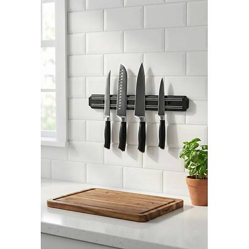 32 cm �erit M�knat�sl� B��ak Tutucu � Mutfak Duvar Ask�s�, B��ak Organizeri