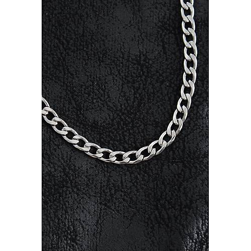 316L �elik Kal�n Klasik Zincir Model G�m�� Renk Erkek Kolye