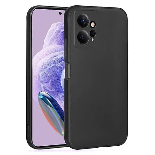 Redmi Note 12 4G K�l�f First Silikon - Siyah