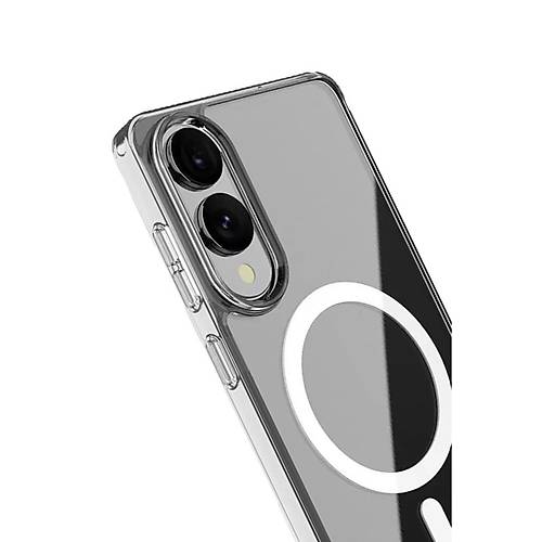 Galaxy S25 Edge K�l�f Magneticsafe �effaf Silikon - �effaf