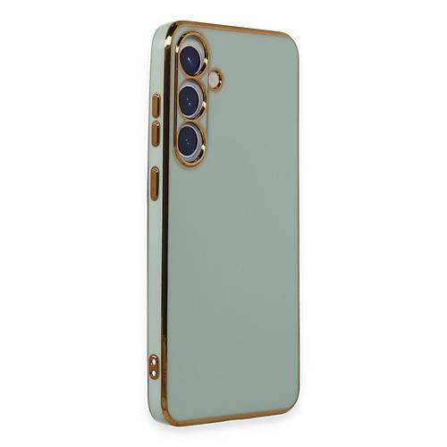 Galaxy S24 Plus K�l�f Volet Silikon - A��k Ye�il