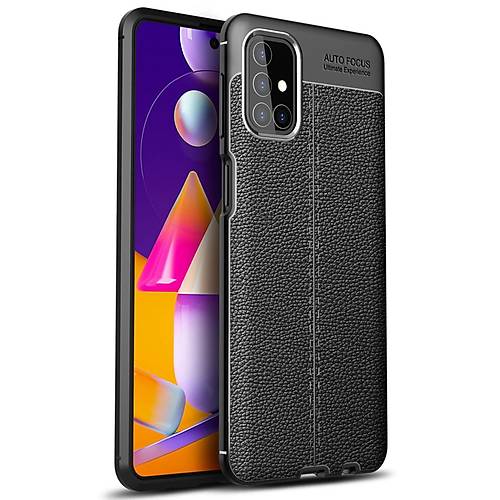 Galaxy M31S K�l�f Auto Focus Kapak - Siyah