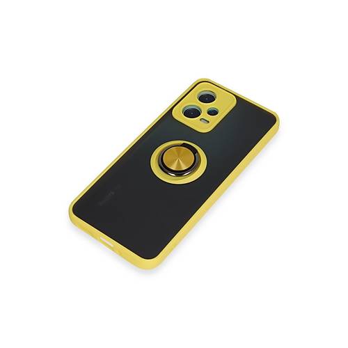 Redmi Note 12 5G K�l�f Montreal Y�z�kl� Silikon Kapak - Sar�