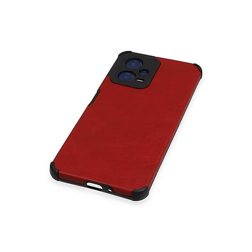 Redmi Note 12 5G K�l�f Loop Deri Silikon - K�rm�z�