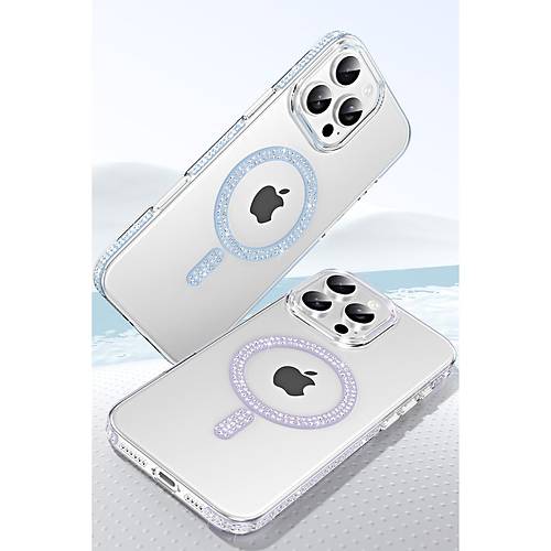iPhone 15 Pro Max Move Ta�l� Magsafe Kapak - Pembe