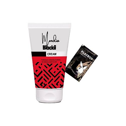 Blackii 1 Ad. Erkeklere �zel En Boy �ap Zaman Kat�l�k 3 farkl� �zellikli Penisinize Bak�m Krem + Jel