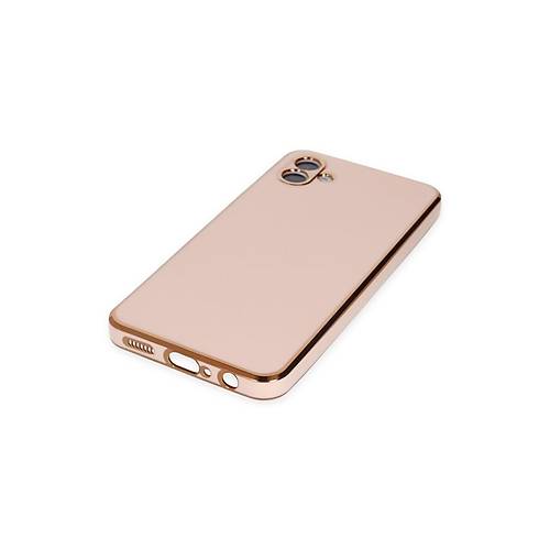 Galaxy A04 K�l�f Volet Silikon - Pembe