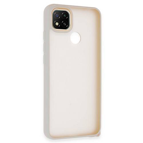 Redmi 9C K�l�f Elegant Kapak - Pudra