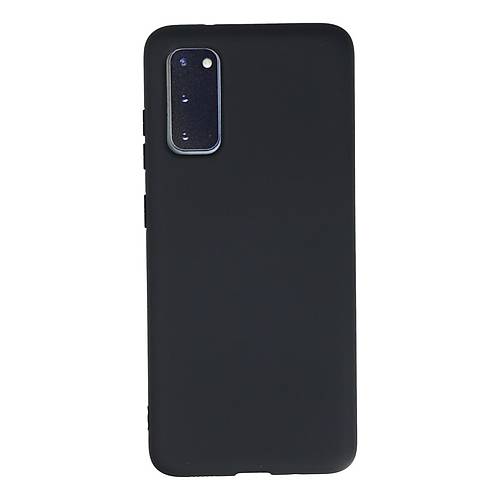 Galaxy S20 K�l�f Nano i�i Kadife Silikon - Lacivert