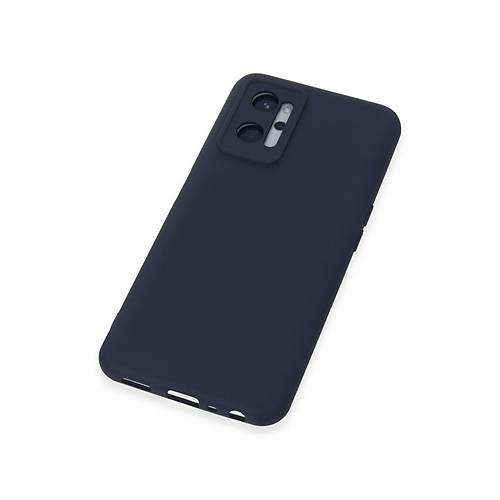 Realme 9i 4G K�l�f Nano i�i Kadife Silikon - Lacivert